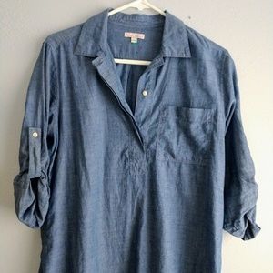 GAP chambray maternity tunic, sz S